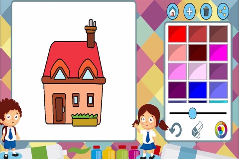 Houses book to paint screenshot 2
