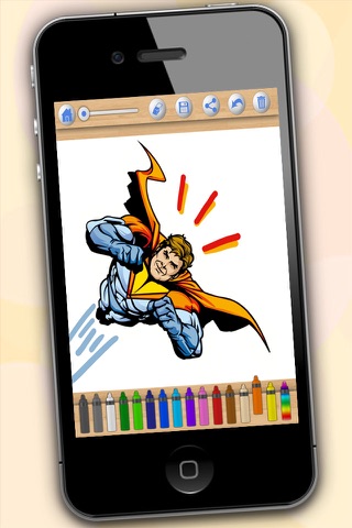 Superheroes Coloring Pages screenshot 3