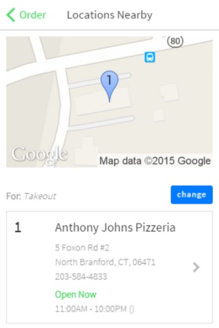 Anthony Johns Pizzeria screenshot 2