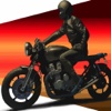 Victoria Motorcycle Rider - Dark Iron Hero Racing