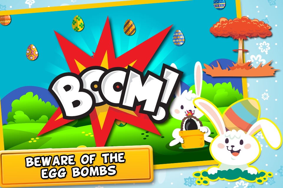 Egg Catcher lite-Play & Earn Score in this Free fun challenge basket game for kids screenshot 3