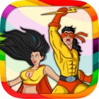 Top 50 Entertainment Apps Like Drawing pages for painting superheroes – educative coloring book for children - Best Alternatives