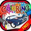 Coloring Book : Painting Picture Hot Wheels Cartoon  Free Edition