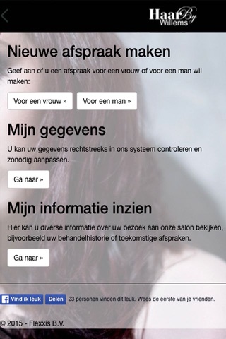 Haar by Willems App screenshot 4
