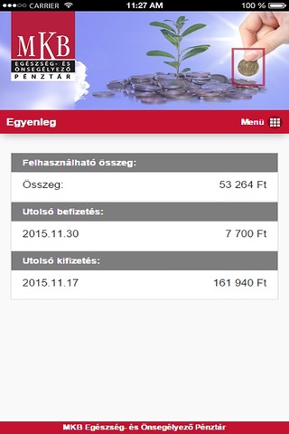 MKB-Pannónia Egészség- és Önsegélyező Pénztár screenshot 3