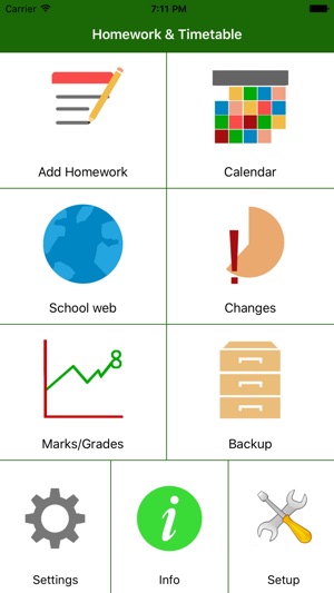 HomeWork & Timetable App