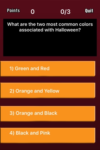 Ultimate Trivia - Halloween edition screenshot 2