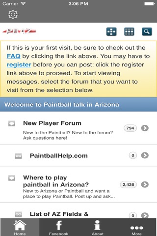 PBAZ.com - Paintball Arizona screenshot 2