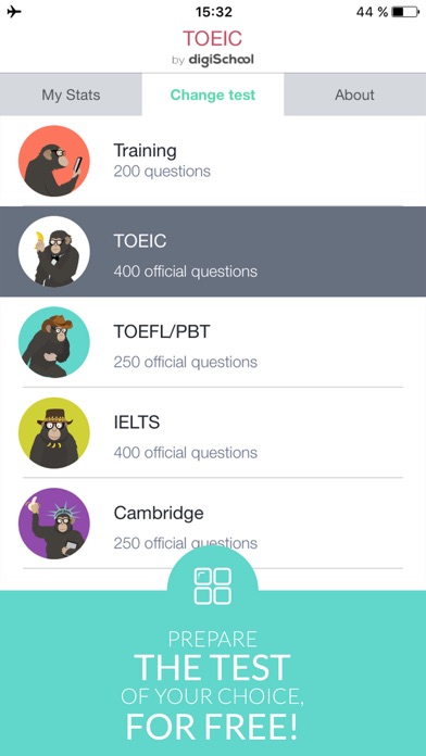 English Tests: Improve your score in the TOEIC, TOEFL, IELTS, Cambridge tests. 3.1.2 IOS -