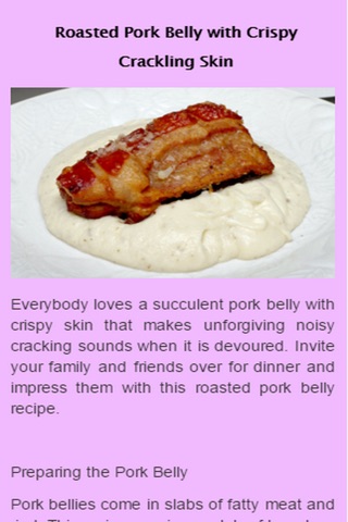 Pork Belly Recipes screenshot 2
