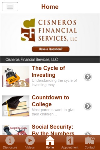 Cisneros Financial Services, LLC screenshot 2