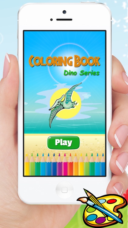 Dinosaur Coloring Book - Dino Baby Drawing for Kids Games