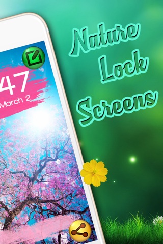 Spring Wallpapers and Nature Lock Screens - Free Collection of Beautiful Flower Backgrounds screenshot 2