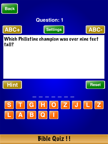 Bible Quiz ! ! - náhled