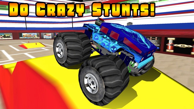 3D Monster Truck Smash Parking - Nitro Car Crush Arena Simul(圖3)-速報App