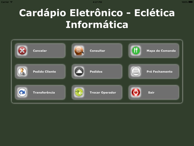 E-Cardápio