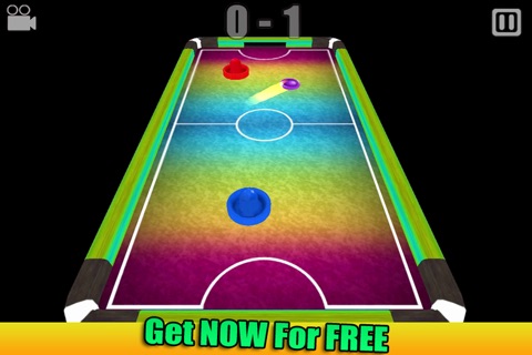 Glow Air Hockey 3: Multiplayer & 3D Xtreme Free screenshot 4