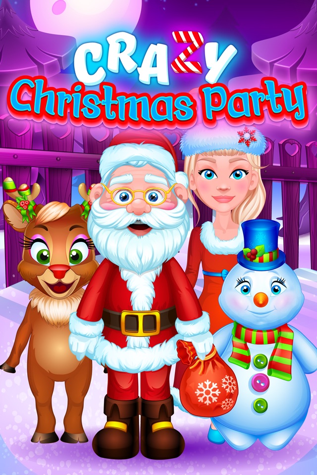 Crazy Christmas Party - Kids Dressup & Salon Games screenshot 4