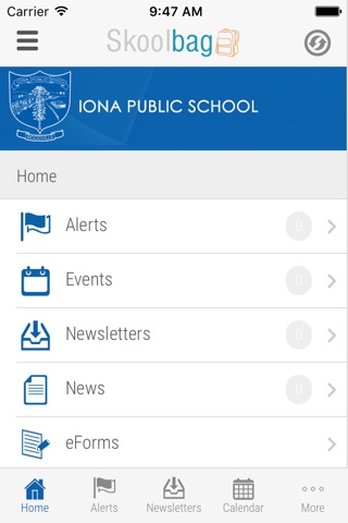 Iona Public School - Skoolbag screenshot 2