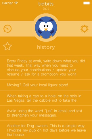 Tidbits: Tips screenshot 2