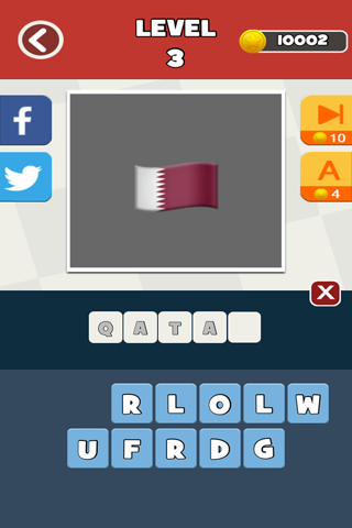 QuizPop Mania! Guess the Emoji Flags - a free word guessing quiz game screenshot 3