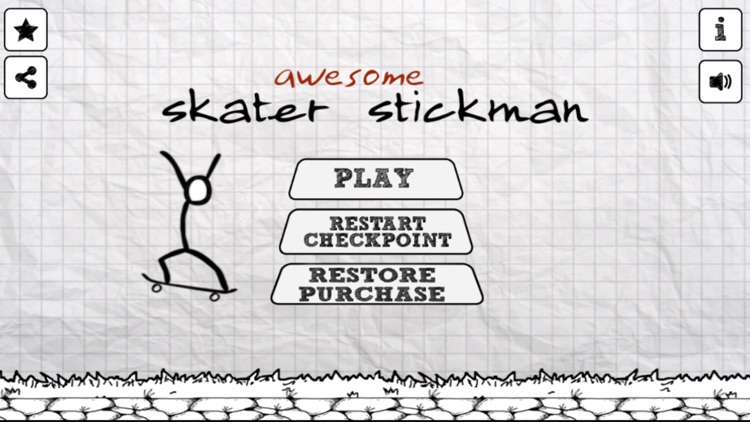 Awesome Skater Stickman