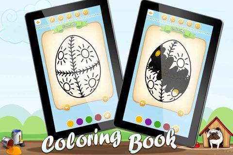 Coloring Pages for Kids Easter Eggs Full screenshot 2