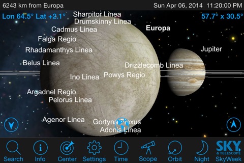 SkySafari 4 Plus: Map the Universe!  Discover Sun, Moon, Mars, Stars, Planets, and Satellites with your telescope and NASA space missions! screenshot 4