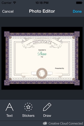 Certificate Maker! screenshot 4