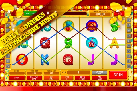 Circus Lucky Slots: Match the well-known performers for magical daily bonuses screenshot 3