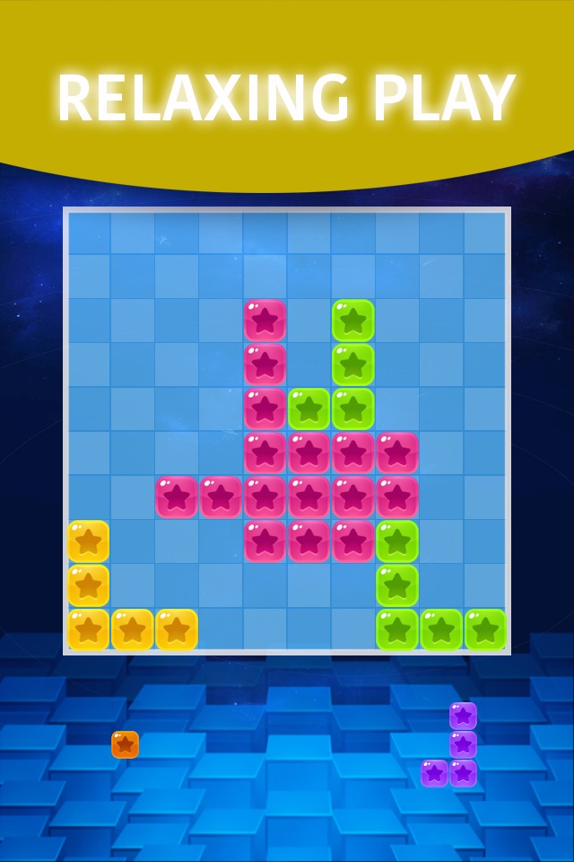 Matrix 10x10! Block Star - Tetra Cubes Puzzle Free Game screenshot 3