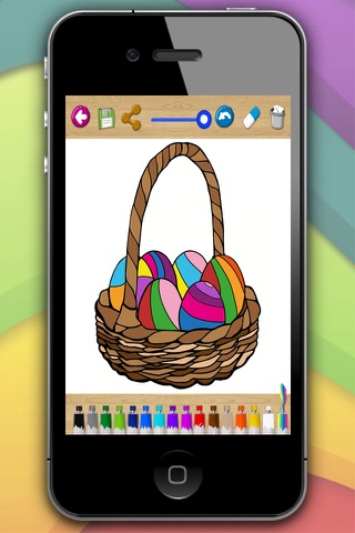 Paint the Easter egg coloring book - Premium screenshot 4