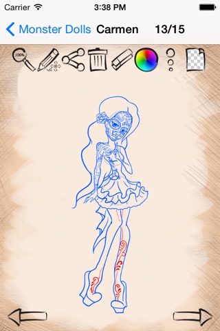 Learn To Draw For Monster Dolls screenshot 2