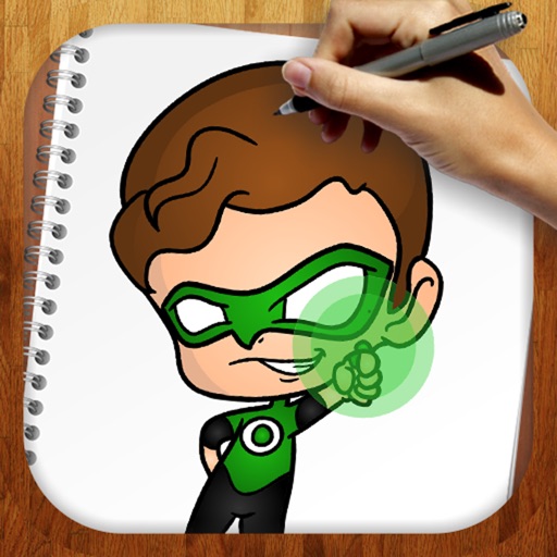 Easy Draw Super Heroes Chibi iOS App