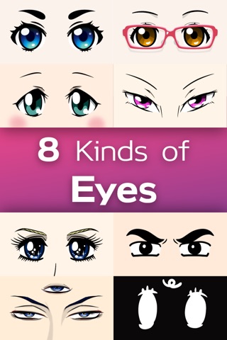 ANIMENOME / App to express emotions in Anime Eyes screenshot 2