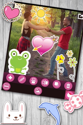 Cute Stickers Photo Editor Pro  – Get Fun Camera Booth With Special Effects, Filters and Pretty Stamps For Girls screenshot 3