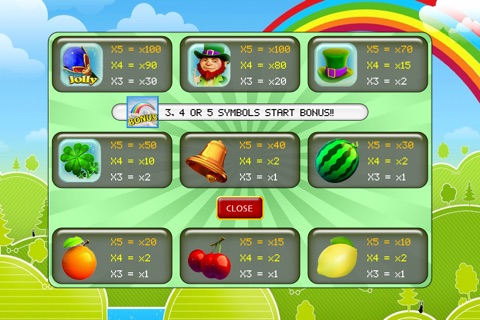 Golden Rainbow Slot Simulator screenshot 3
