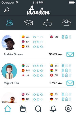 Hi uTandem - Social Language Exchange screenshot 2