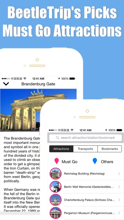 Berlin travel guide with offline map and u-bahn metro transit by BeetleTrip screenshot-3