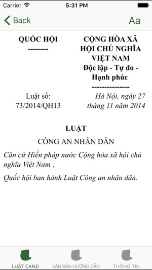 Luật Công An Nhân Dân 2014(圖2)-速報App