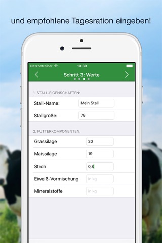 FeedSync - Futterberechnung für Ihr Rind screenshot 4