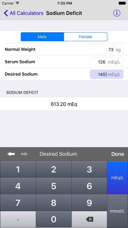 MediMath Medical Calculator screenshot-3