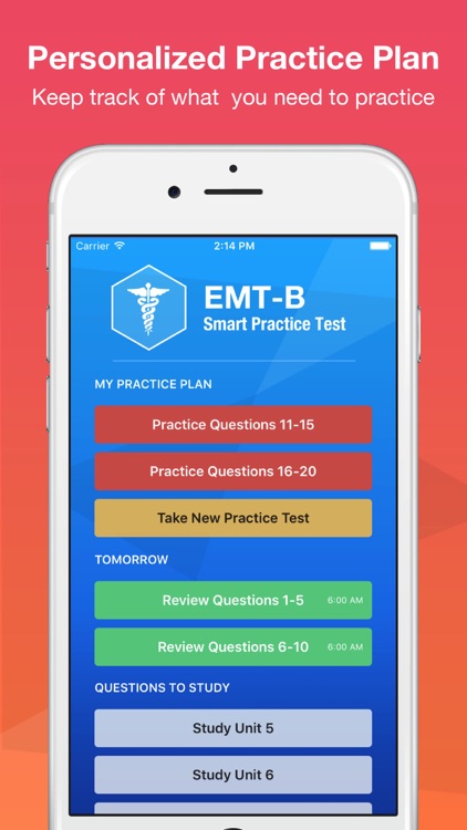NREMT EMT-B Smart Test Prep 2016 Premium Edition screenshot-3