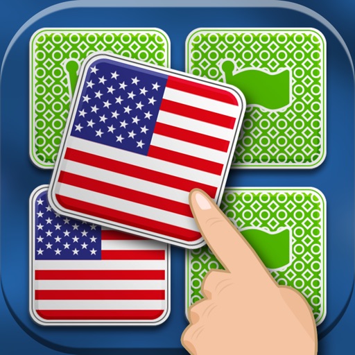 Flag Memory Game –  Fun Card.s Match and Learn.ing Brain Train.er icon