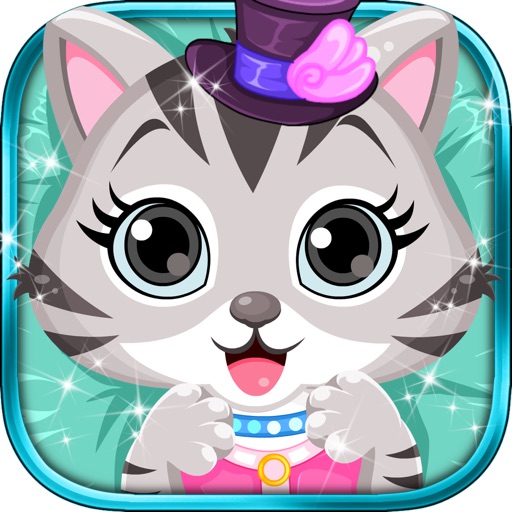 Cute kitty - Pet feeding Dressup develop game Icon