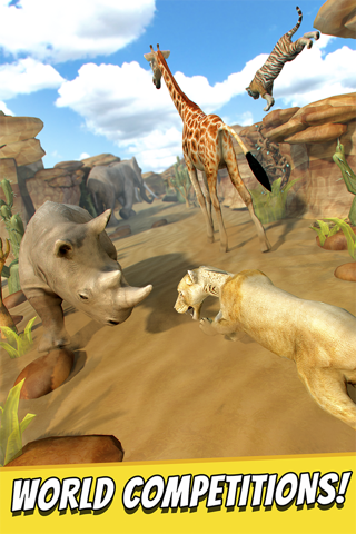 Savanna Run . Free Animal Simulator Games For Children screenshot 2