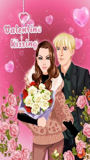 Valentine Kissing –  Kissing Game for  girls in love at Vale(圖1)-速報App