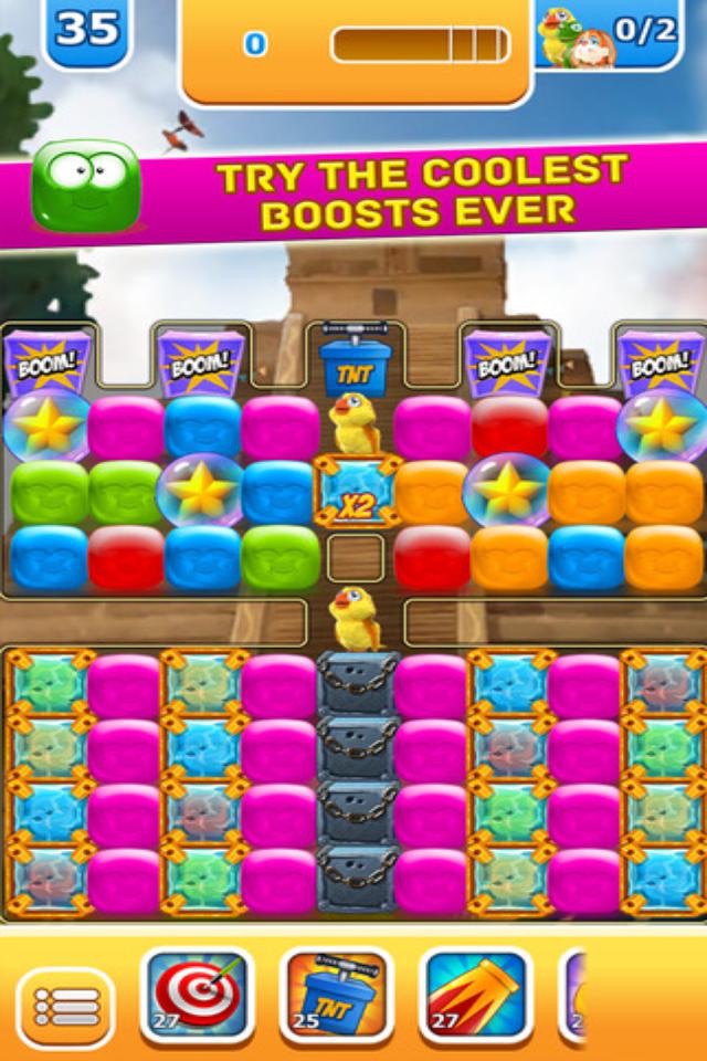 Cubes Bubble Crush - adventure switch pet rescue screenshot 2