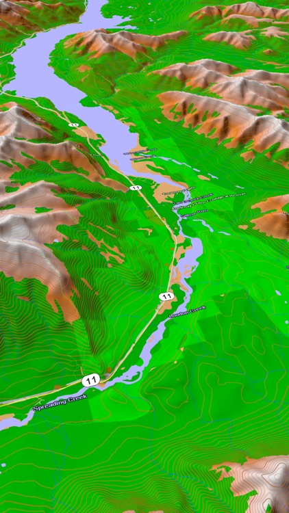 Scenic Map Central Canada screenshot-3