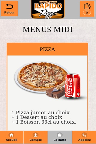 Rapido pizza Cachan screenshot 4